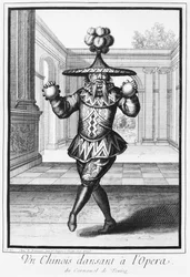 A Chinese Man Dancing at the Opera